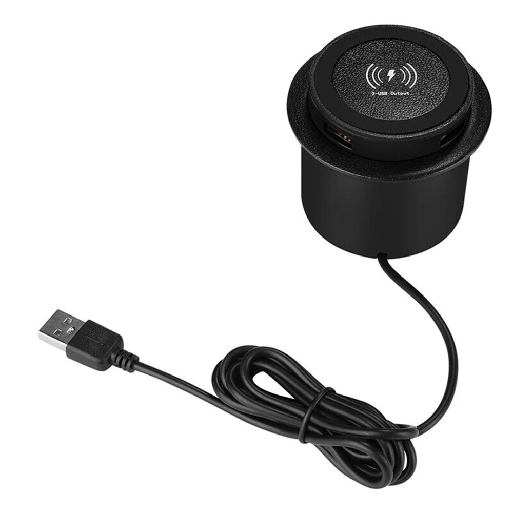 Desktop Wireless Charger 30W – Built-in Fast Charge Pad